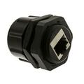 Cable Wholesale RJ45 Female to Female Shielded Outdoor Waterproof Cat6 Coupler with Cap 30X8-72000